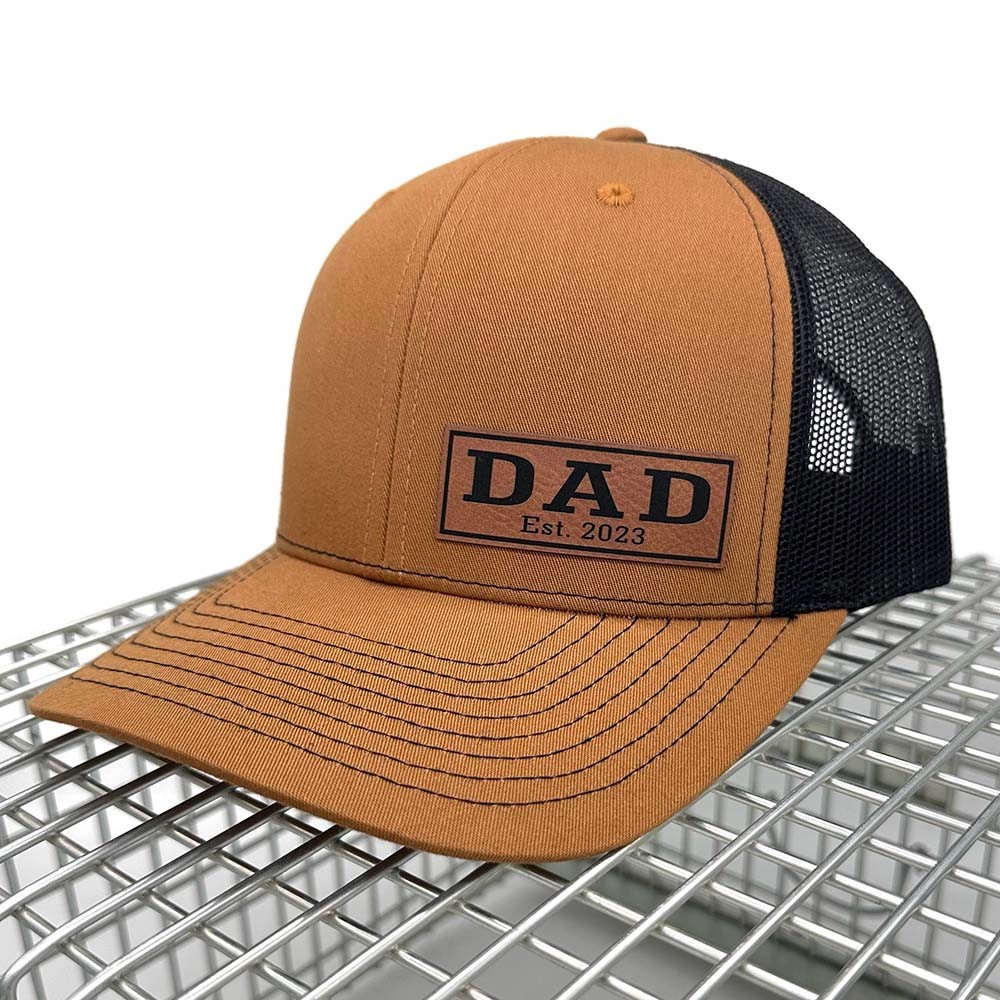 Personalised Dad Patch Hat with Kids Names For Father's Day Gift