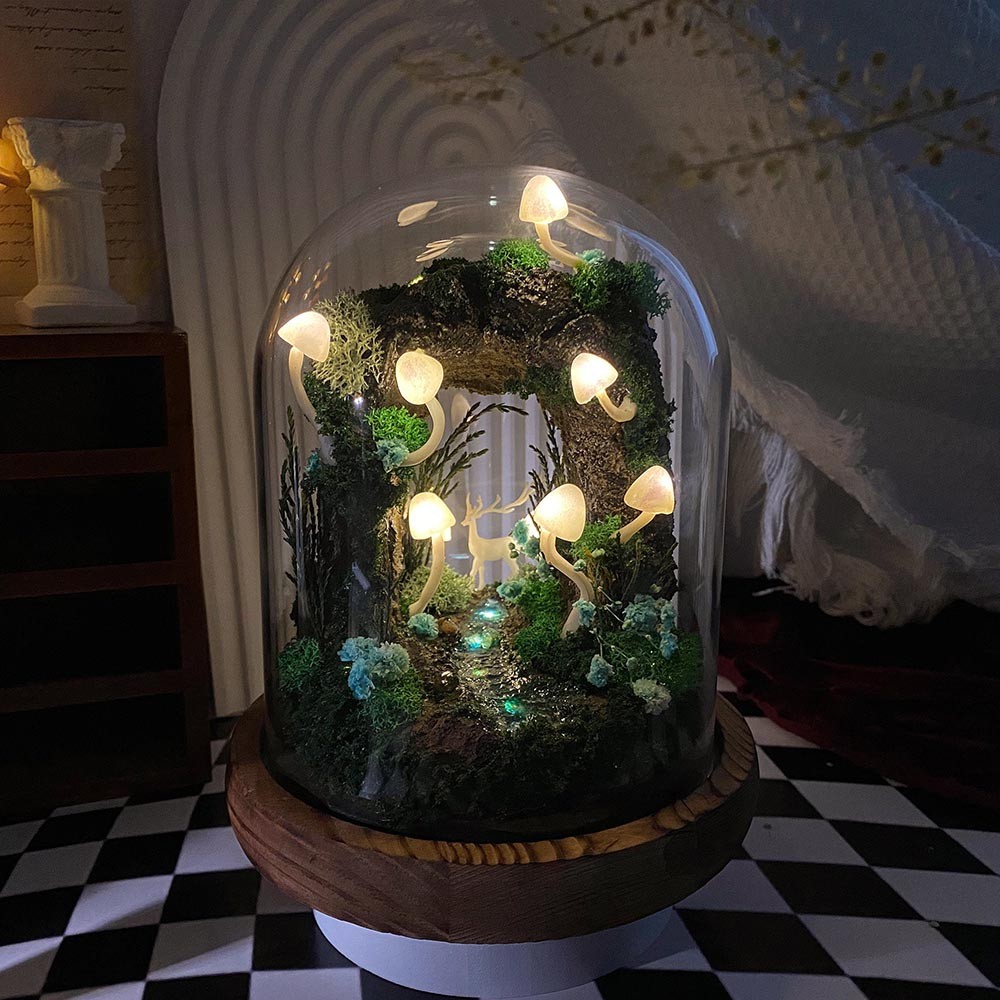 Enchanted Forest Mushroom Lamp For Gift Home Decor