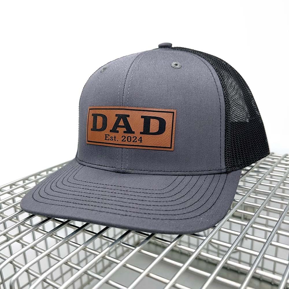 Personalised Dad Patch Hat with Kids Names For Father's Day Gift