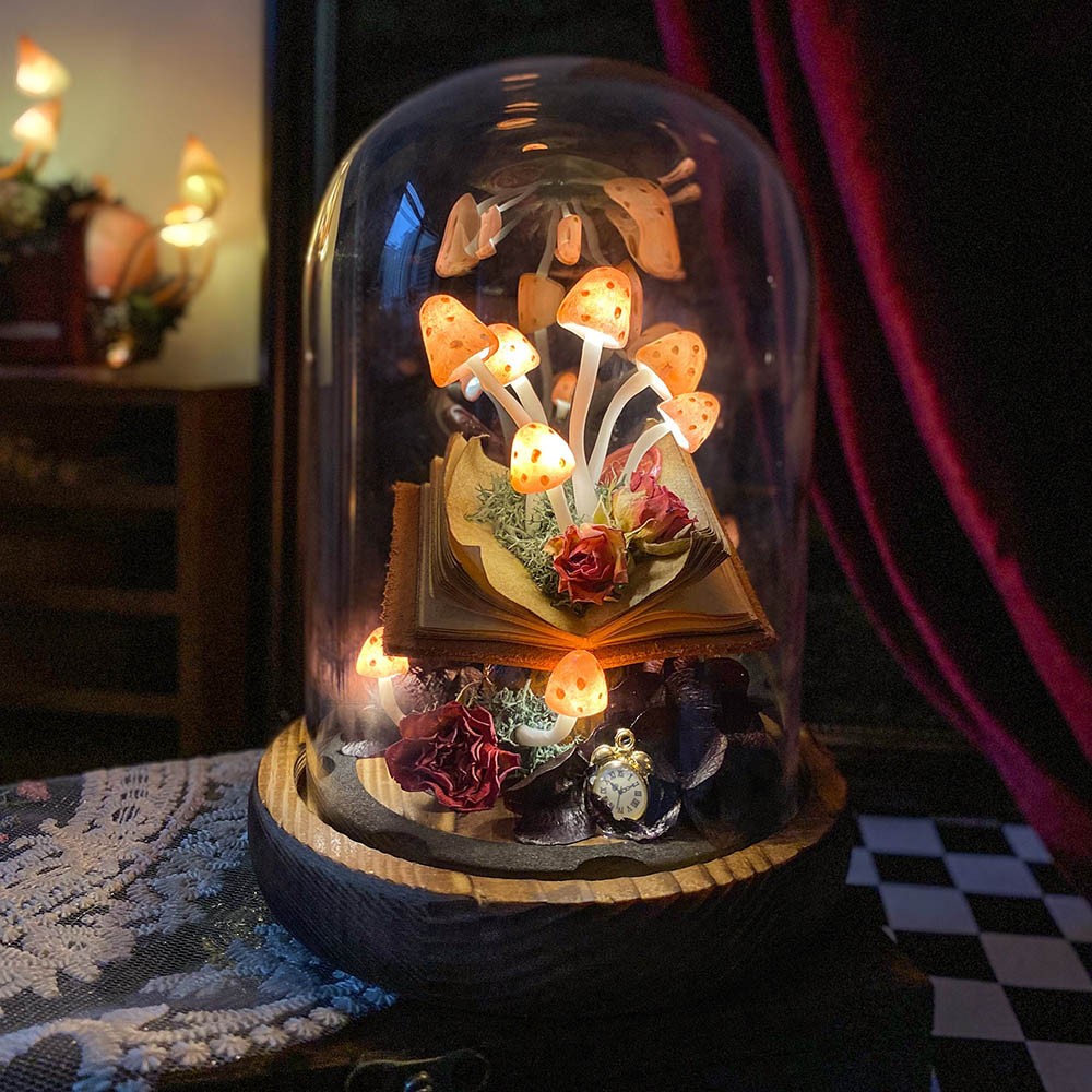 Vintage Mushroom Lamp For Gift Home Decor