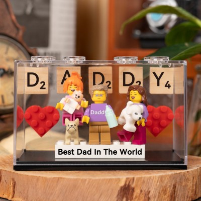 Personalised Tiny Figure With Box For Dad Father's Day Gift Ideas